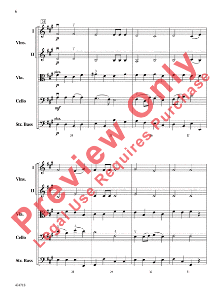 The Monster Named Stretch String Orchestra scores gallery preview page 7