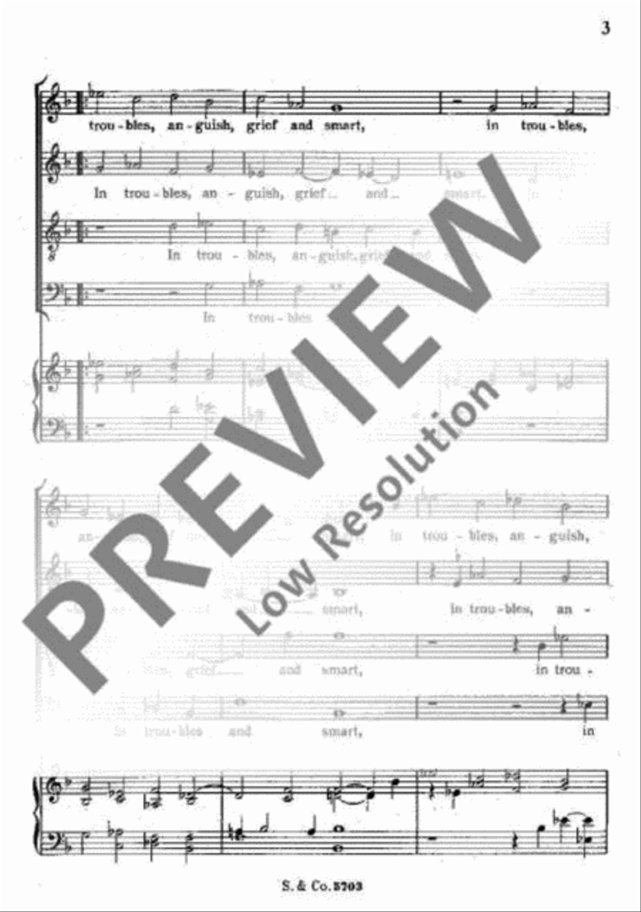 O God That No Time Doest Despise 4-Part scores gallery preview page 6