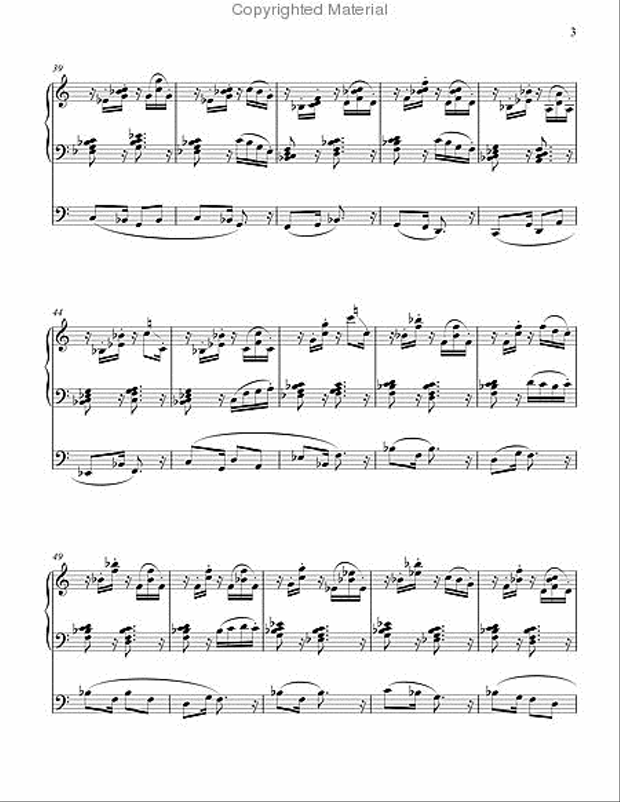 Spreckels' Fancy a festive piece Organ scores gallery preview page 4
