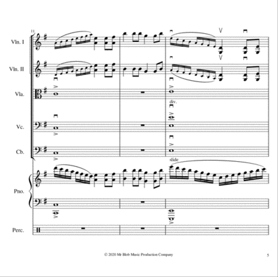 Music from Mr. Blob String Orchestra scores gallery preview page 5