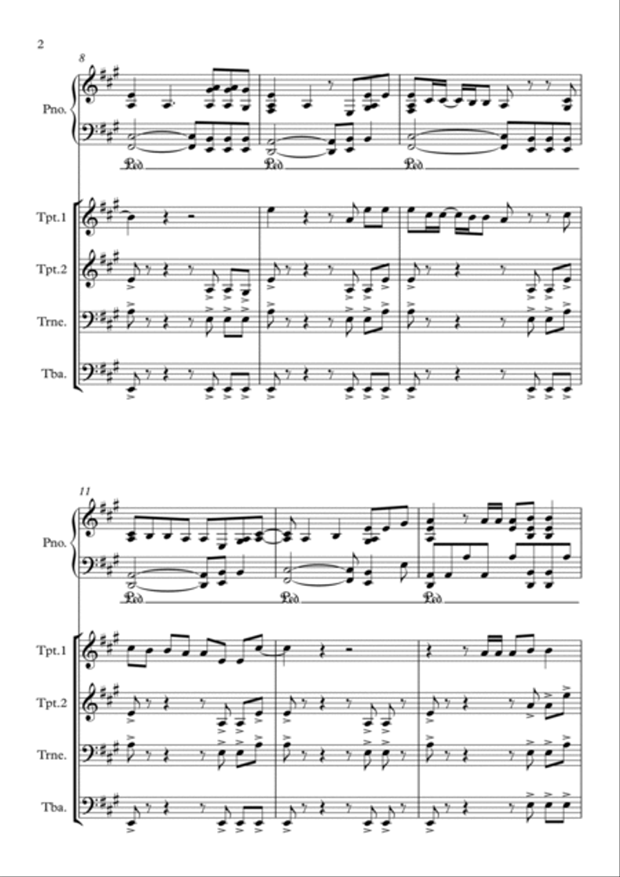 Closer Closer Concert Band scores gallery preview page 2