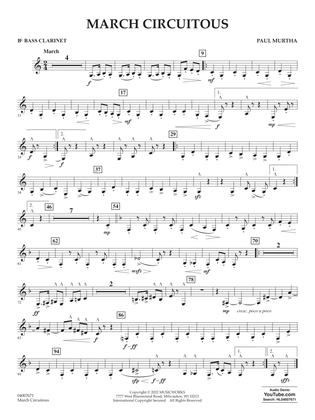 March Circuitous - Bb Bass Clarinet