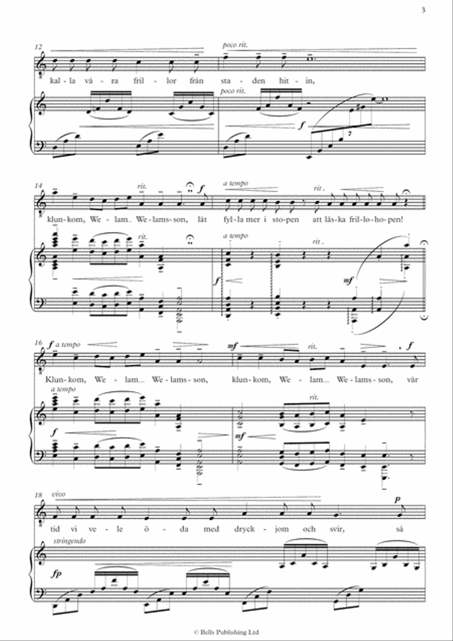 Kung Eriks visor Voice Solo scores gallery preview page 4