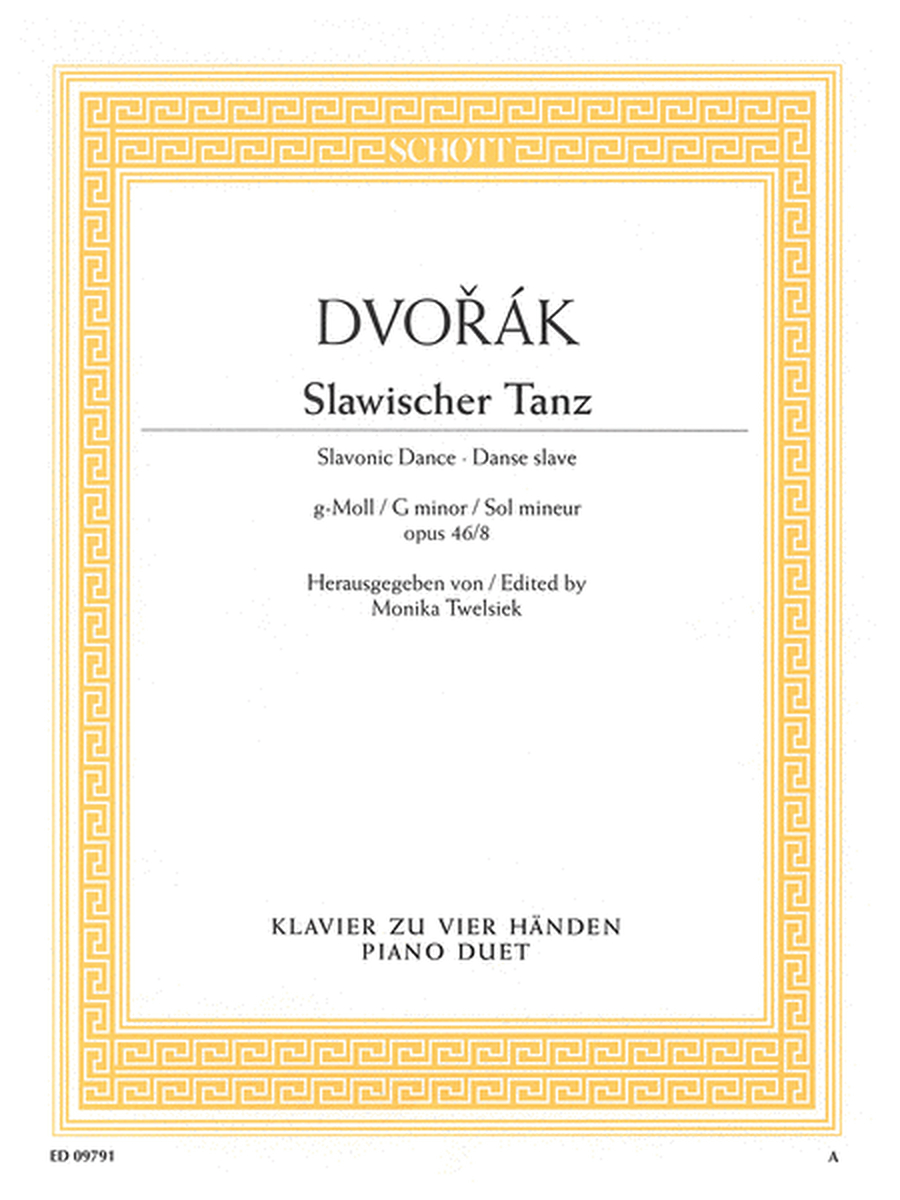 Slavonic Dance in G Minor Op. 46, No. 8