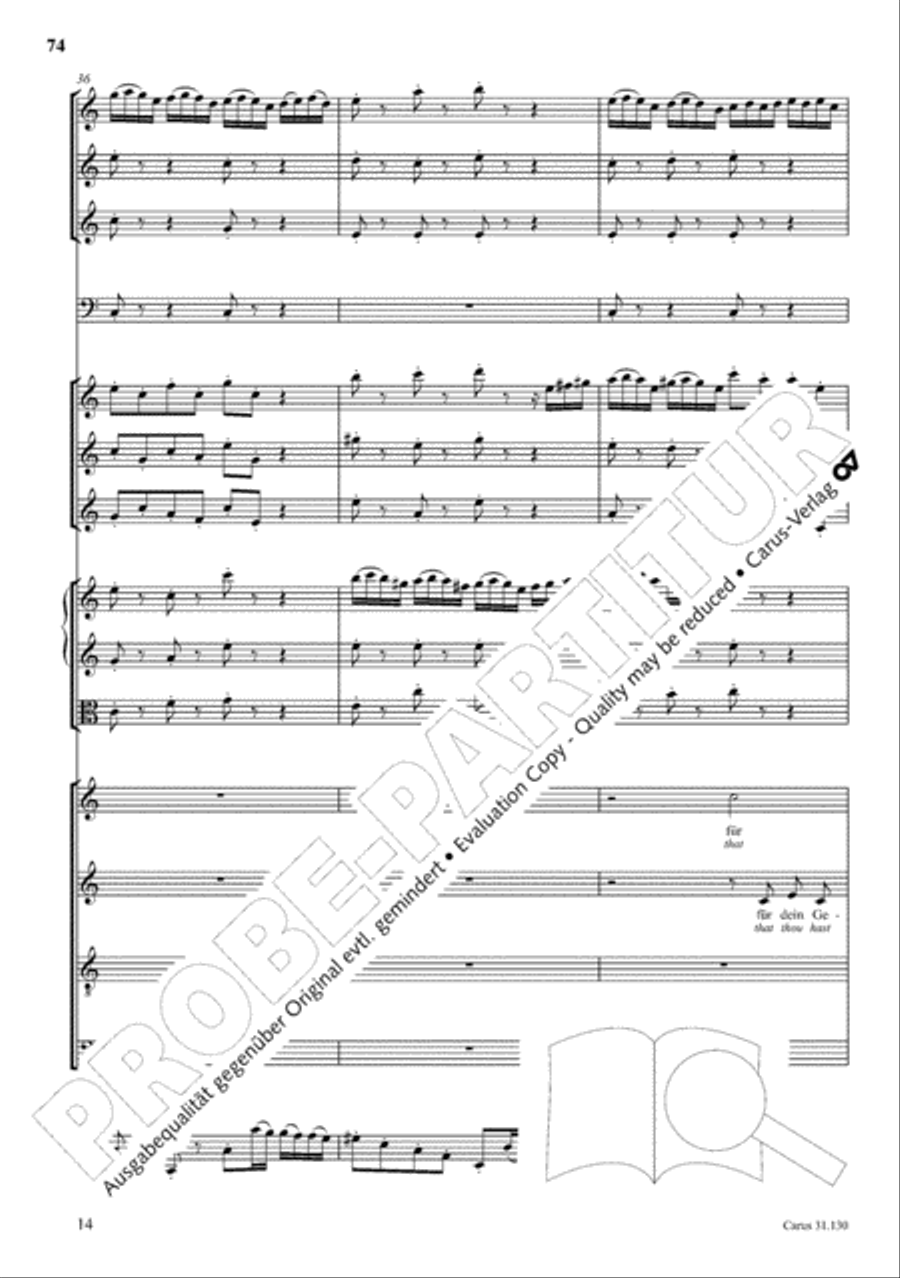 The Complete Sacred Vocal Works (Das geistliche Vokalwerk) Voice scores gallery preview page 75