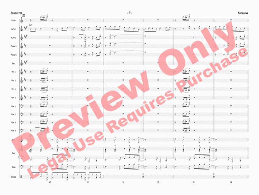 Backlash Backlash Jazz Ensemble scores gallery preview page 10