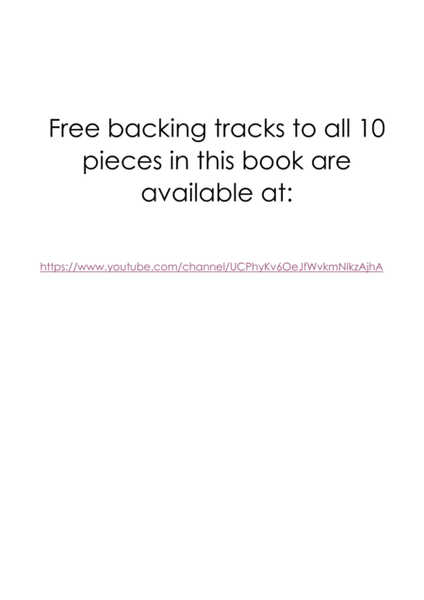 COMPLETE Book of 10 Beautiful Tuba Solos for Fun - various levels with FREE BACKING TRACKS image number null
