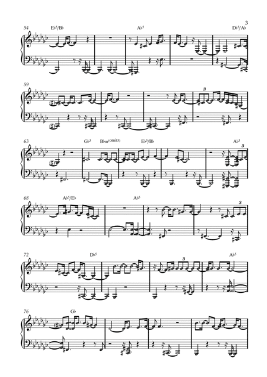 Raise A Hallelujah Easy Piano scores gallery preview page 3