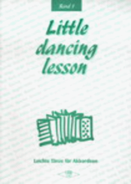 Little Dancing Lesson by Alfons Holzschuh Accordion - Sheet Music