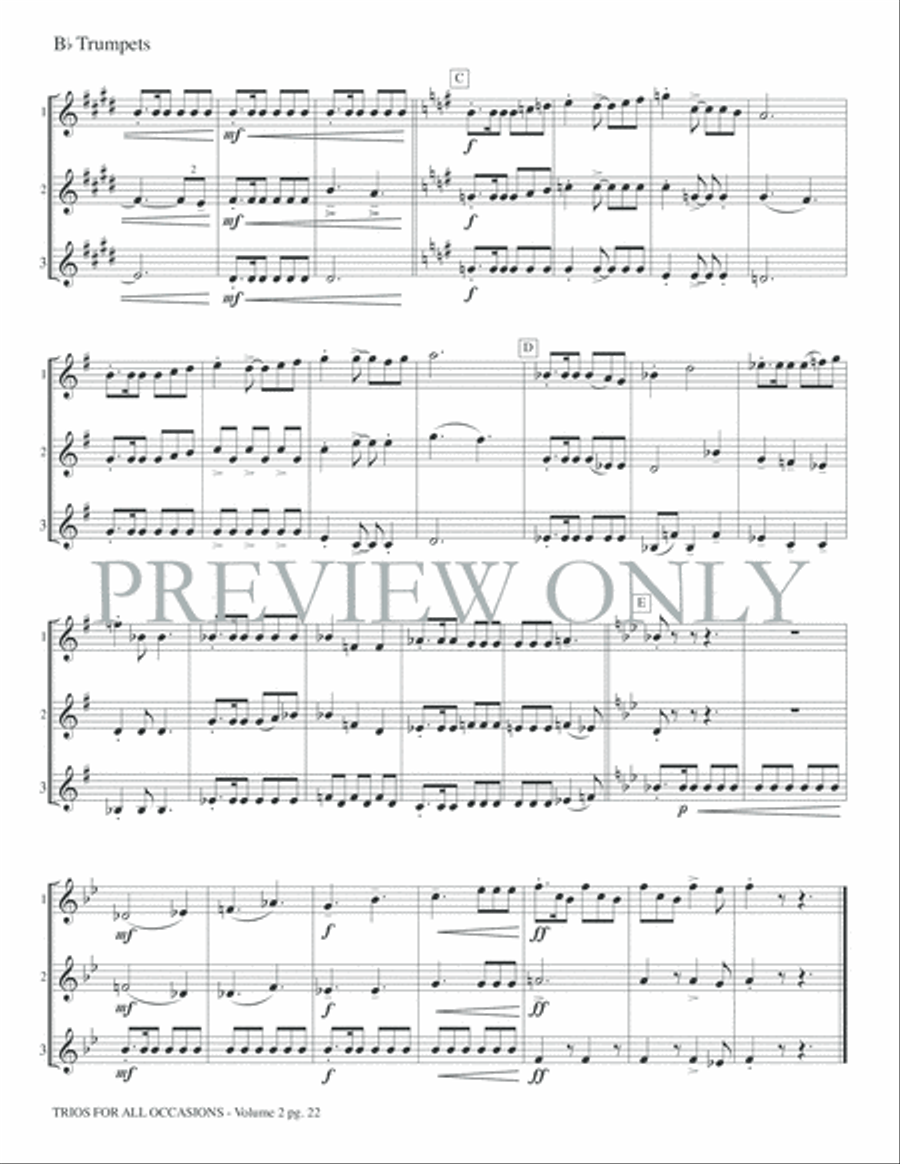 Trios for All Occasions Small Ensemble scores gallery preview page 24