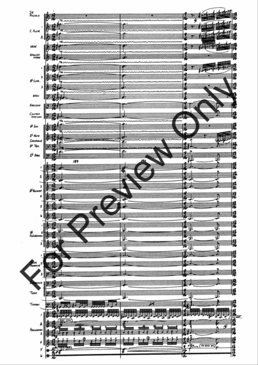 Agincourt Hymn (Score) Concert Band scores gallery preview page 48