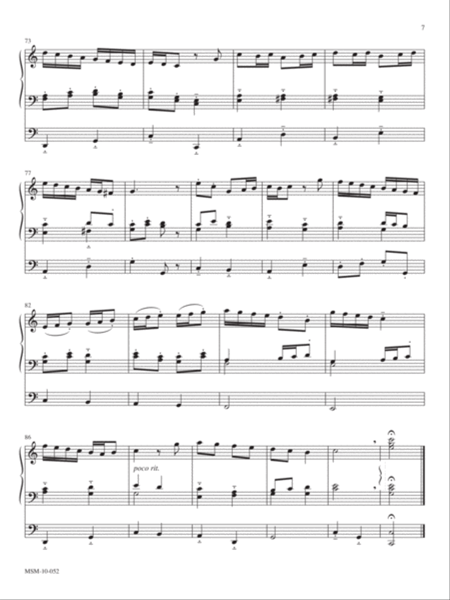 Melodic Suite Organ scores gallery preview page 5
