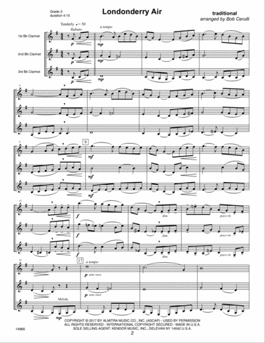 Familiar Classics For Three School and Community scores gallery preview page 3