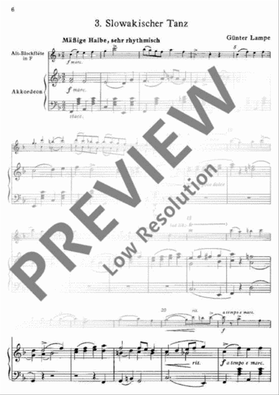 3 Traditional Dances Alto Recorder scores gallery preview page 7