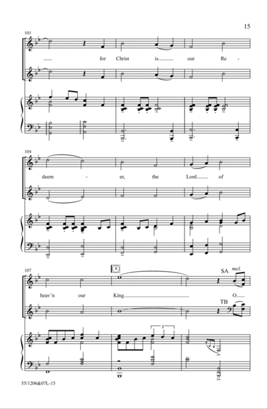 No Greater Love 4-Part scores gallery preview page 15