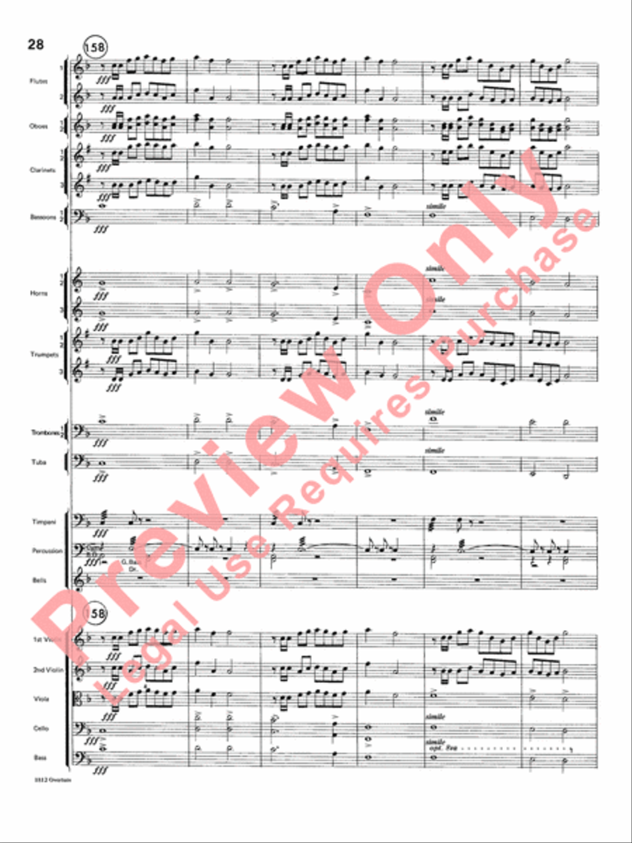 Overture 1812 Overture 1812 Full Orchestra scores gallery preview page 29