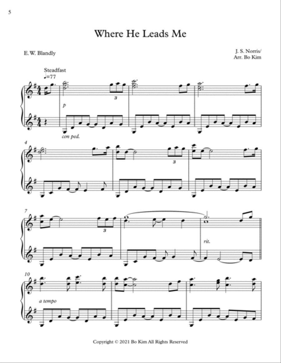 Solo Piano Worship II (Piano Preludes, Offertories, and Postludes) Piano Solo scores gallery preview page 6