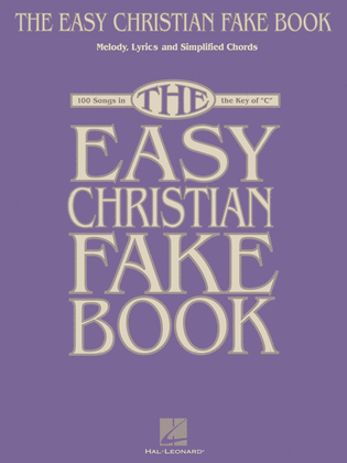 Book cover for The Easy Christian Fake Book