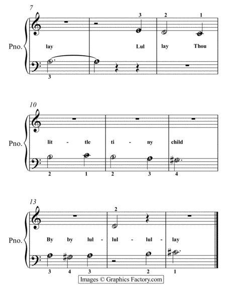 A Tiny Christmas for Beginner Piano Booklet J