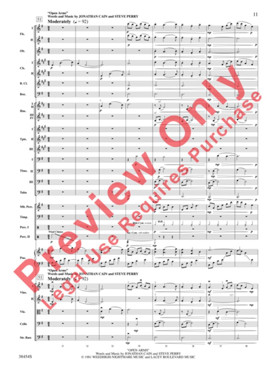 Journey's Greatest Hits Journey's Greatest Hits Full Orchestra scores gallery preview page 12