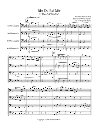 Bist Du Bei Mir (Violoncello Quartet)