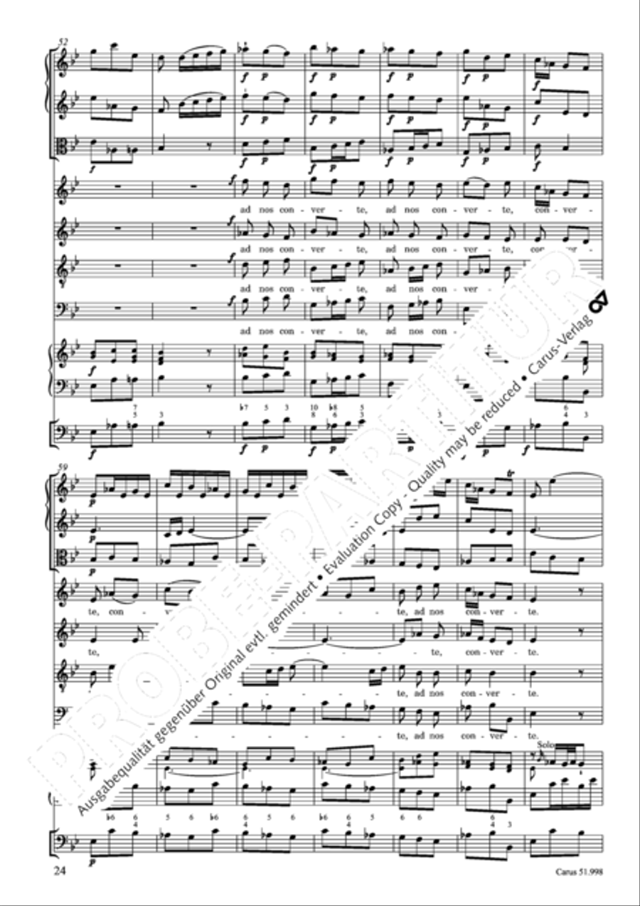 Salve Regina in g 4-Part scores gallery preview page 25