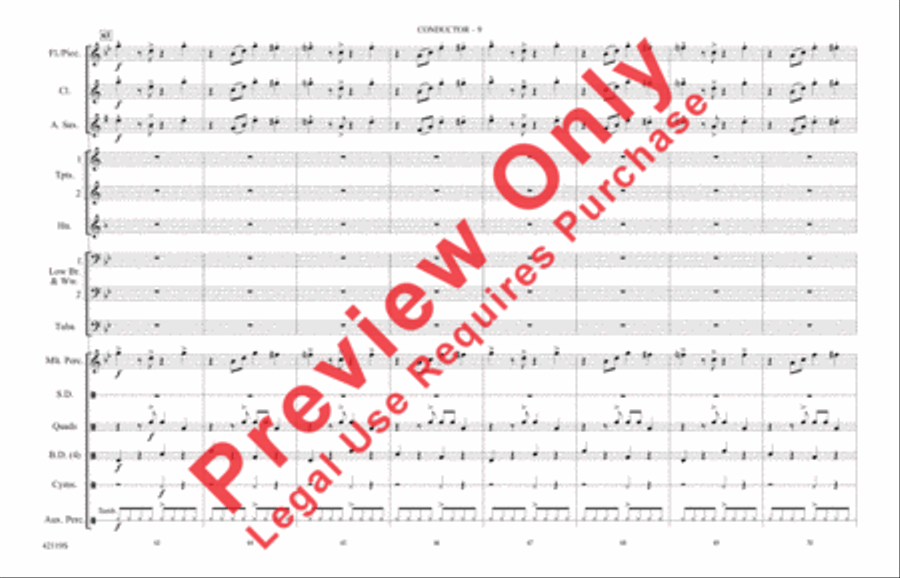 Zumba Marching Band scores gallery preview page 10