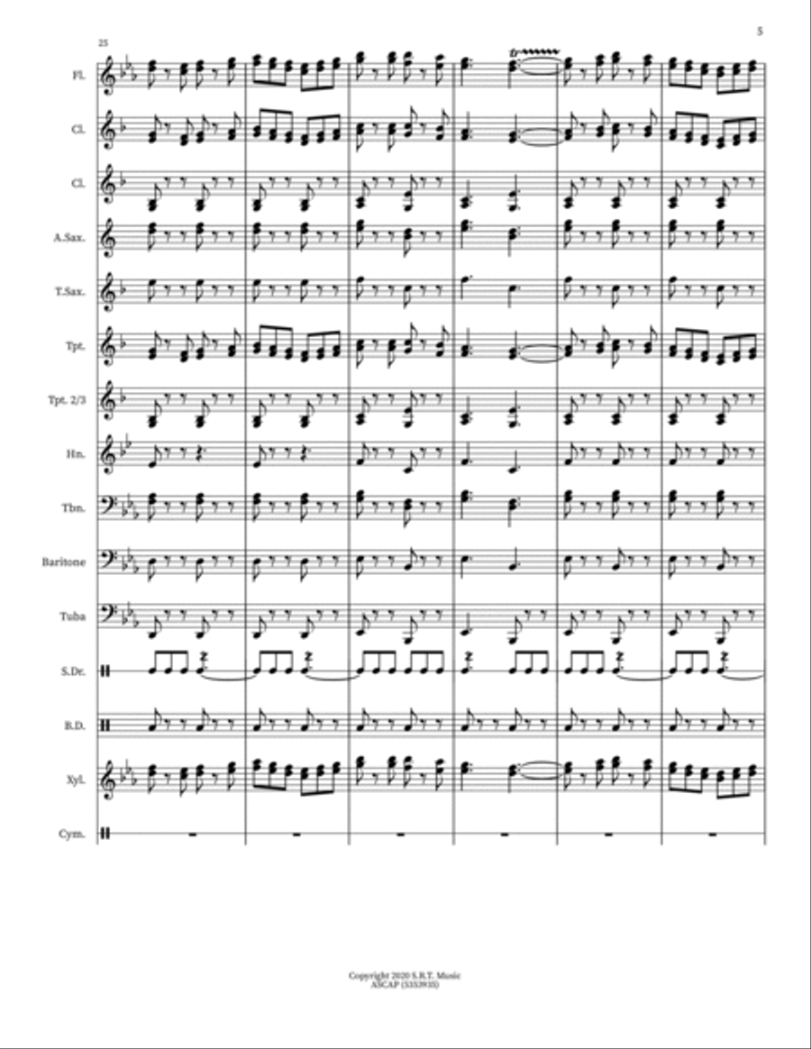 Horizons March Concert Band scores gallery preview page 5