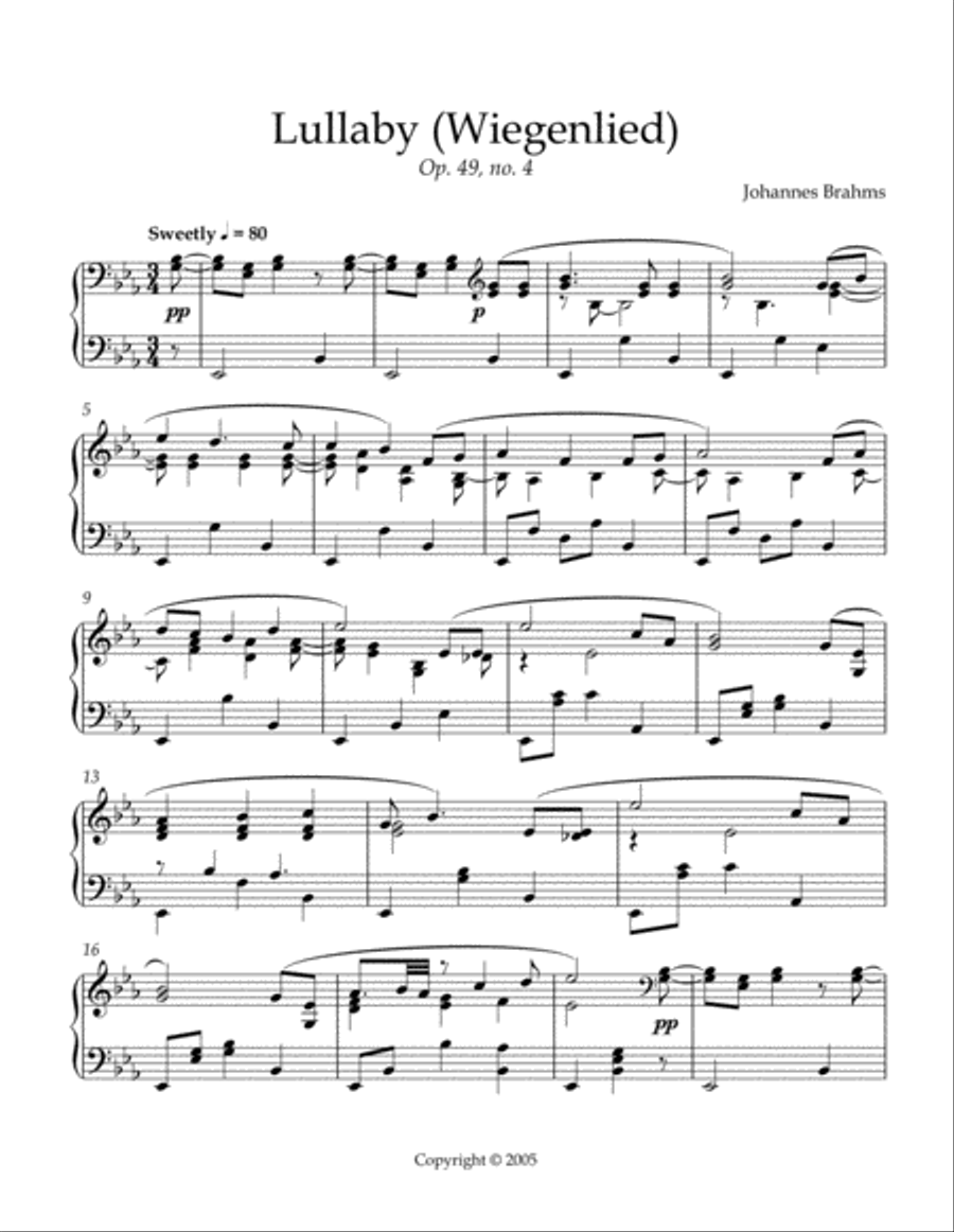 Lullaby (Wiegenlied) Lullaby (Wiegenlied) Piano Method scores gallery preview page 2