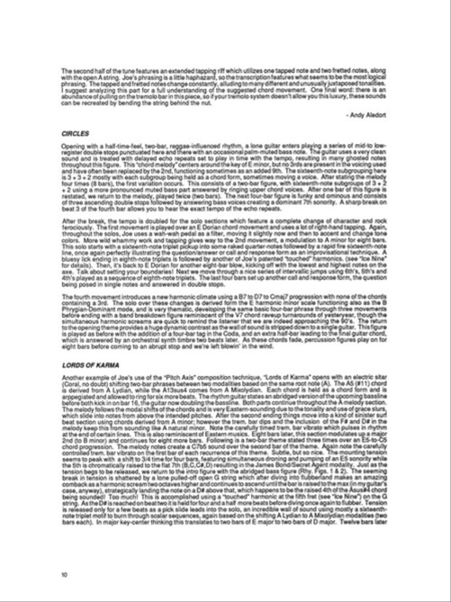 Joe Satriani – Surfing with the Alien Electric Guitar scores gallery preview page 11