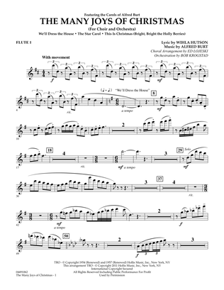 The Many Joys Of Christmas (Set One) - Flute 1