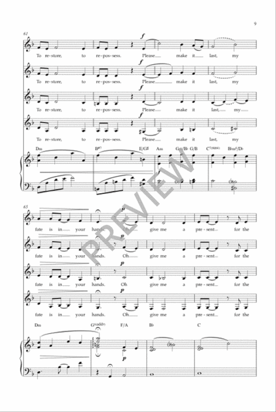 The World for Christmas (SSAA) SSAA scores gallery preview page 10