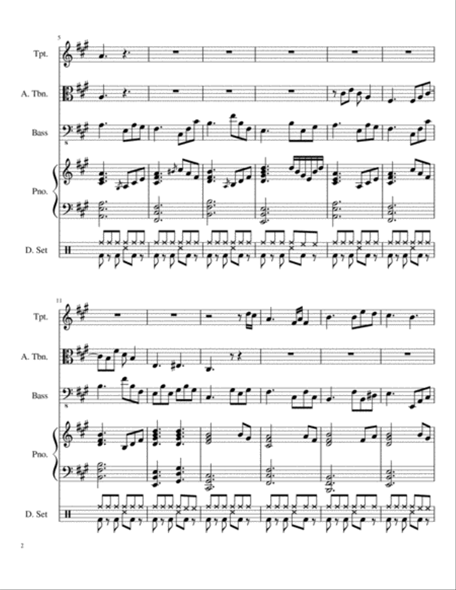 Ball Dance Party Small Ensemble scores gallery preview page 2