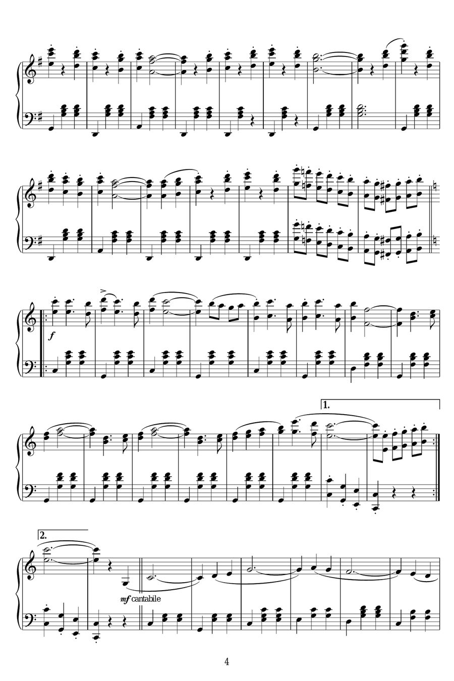 Carnaval de Venise Carnaval de Venise Piano Solo scores gallery preview page 4
