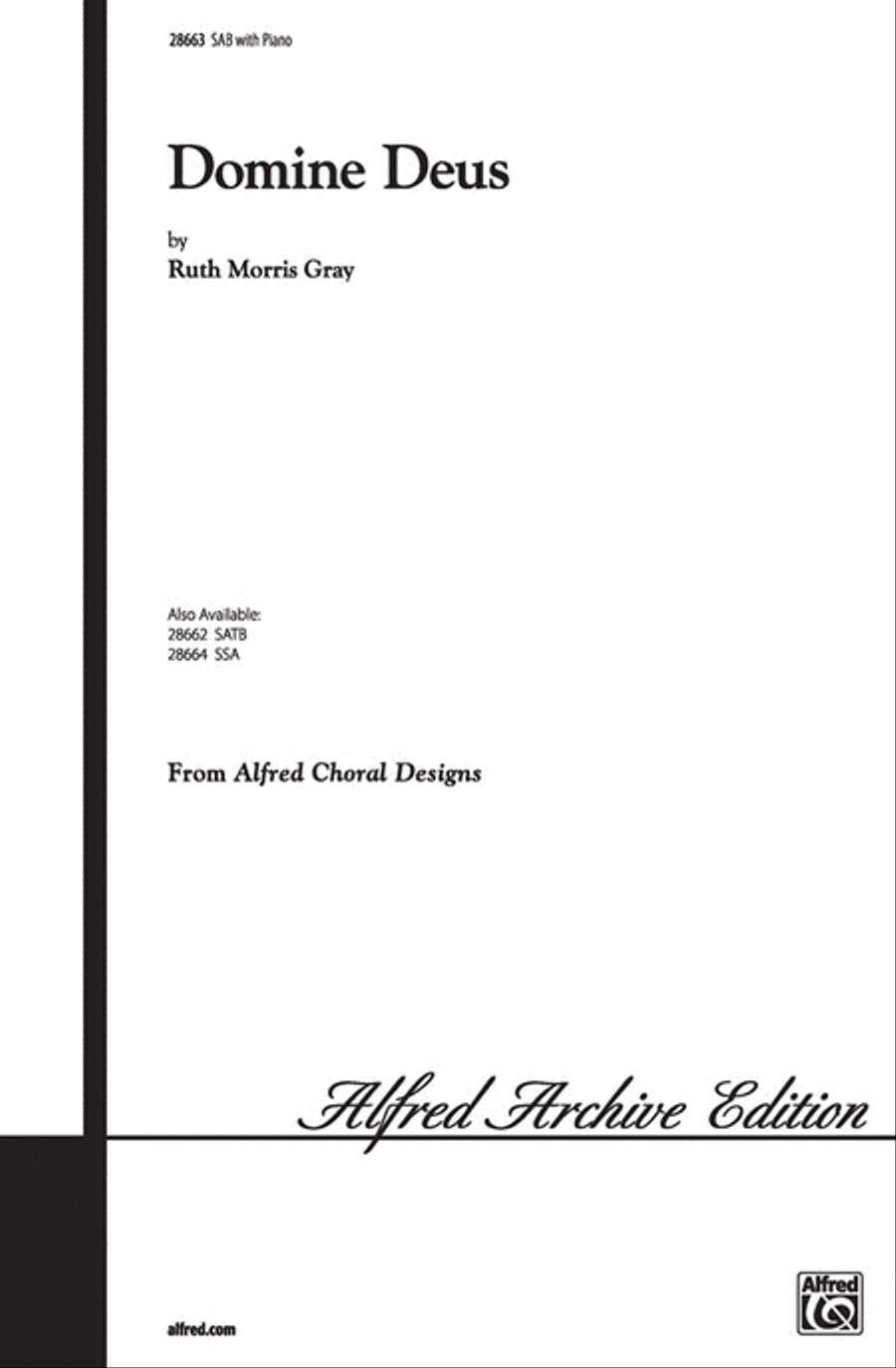 Domine Deus 3-Part scores gallery preview page 1