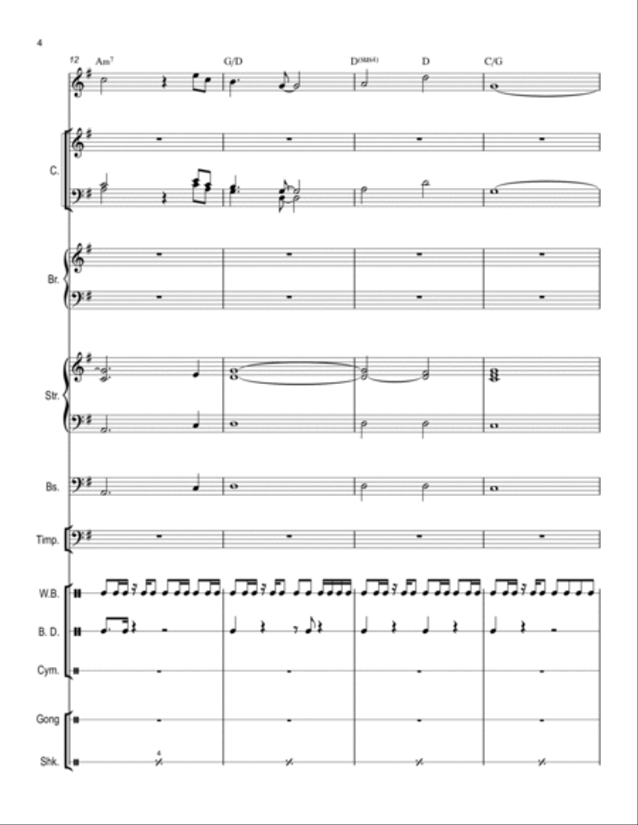 Kia Hora Te Marino Choir scores gallery preview page 4