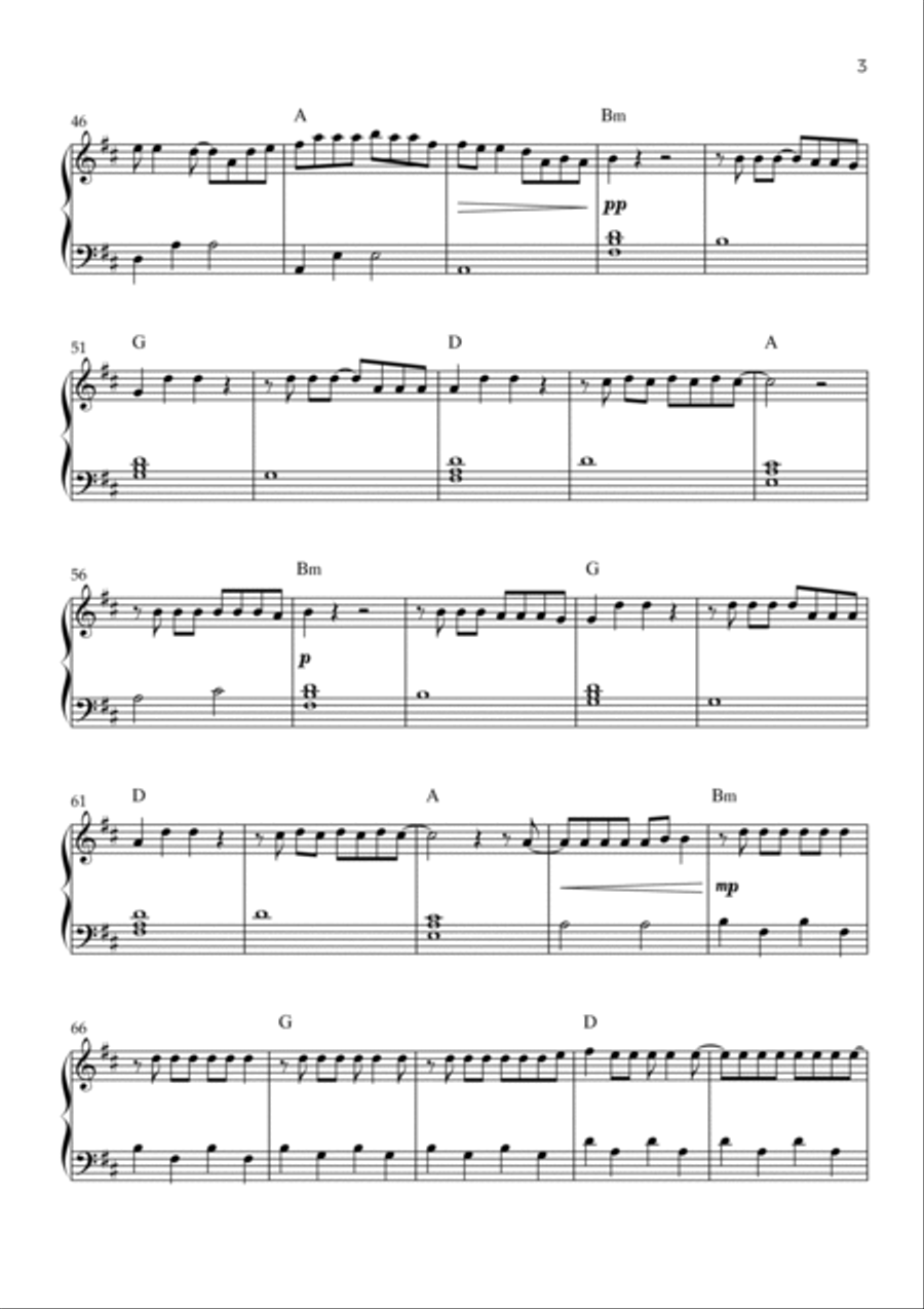 Shivers Easy Piano scores gallery preview page 3
