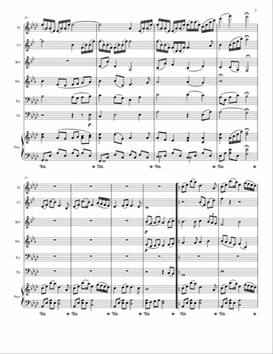 Forget Your Worries Large Ensemble scores gallery preview page 2