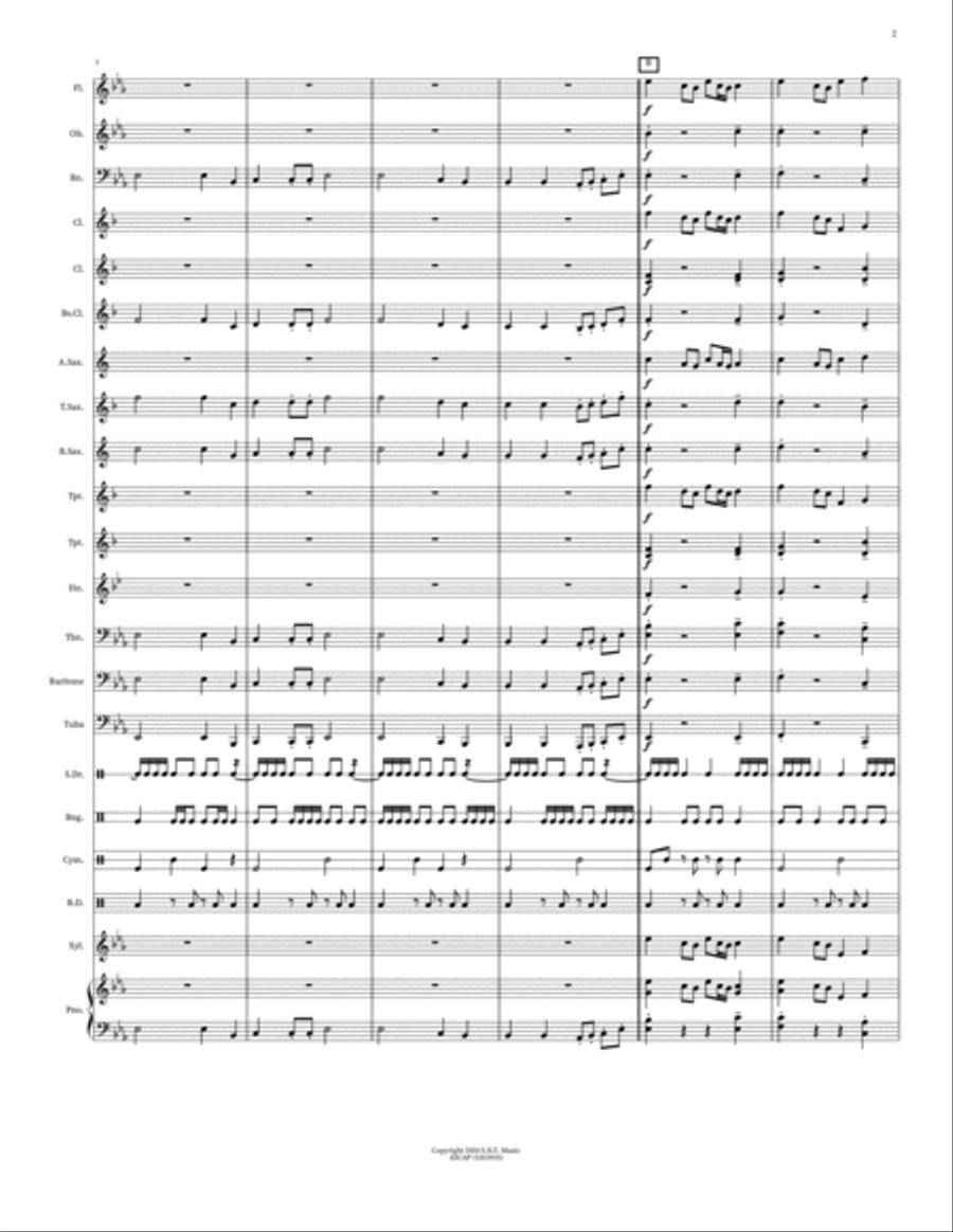 Chinese Festivals Chinese Festivals Concert Band scores gallery preview page 2