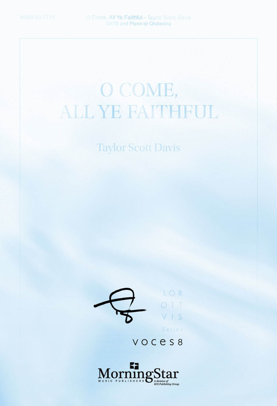 O Come, All Ye Faithful 4-Part scores gallery preview page 1