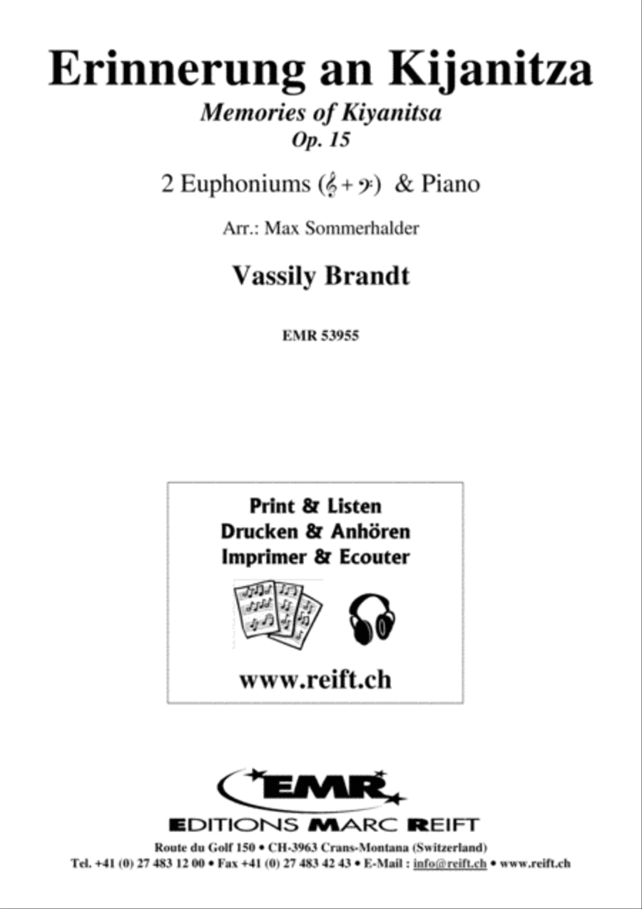 Erinnerung an Kijanitza Erinnerung an Kijanitza Euphonium Duet scores gallery preview page 2