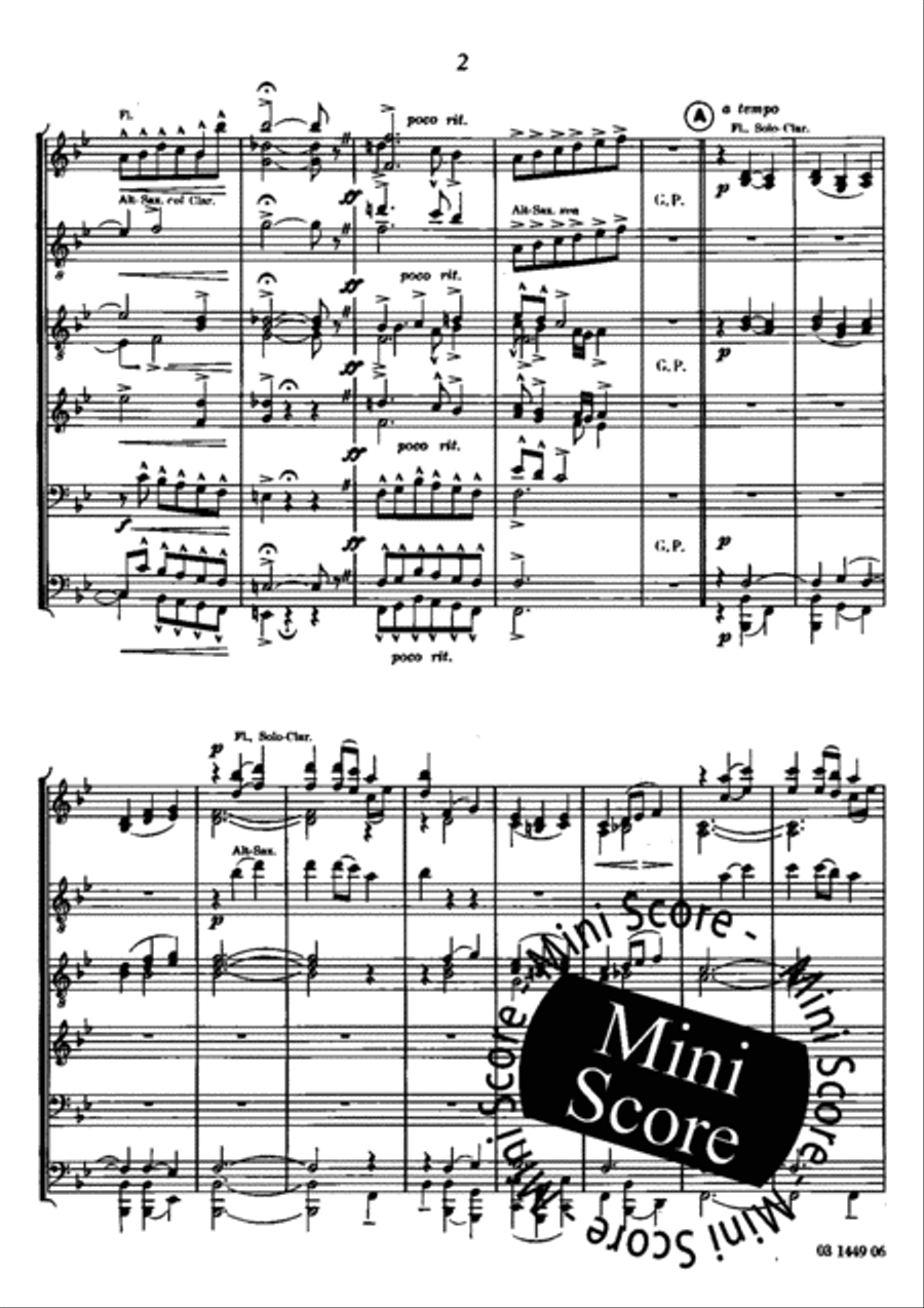 Theme D'Orgue Concert Band scores gallery preview page 8