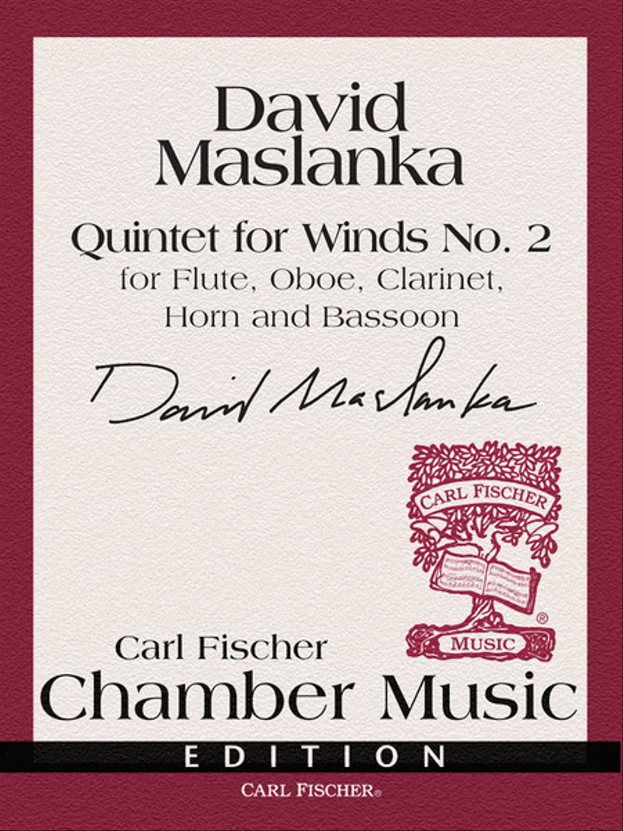 Quintet For Winds No. 2 Woodwind Quintet scores gallery preview page 1