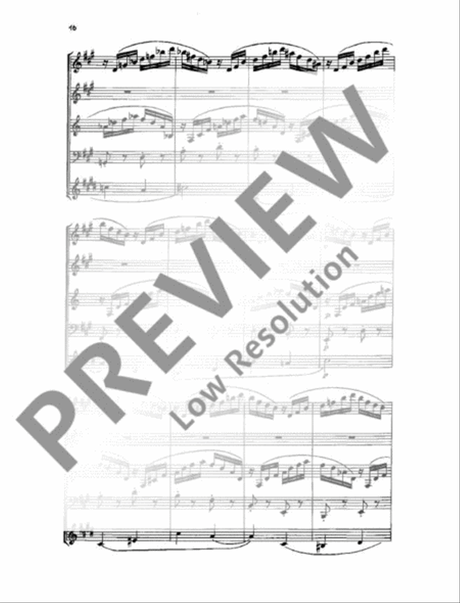 Quintet No. 1 Woodwind Quintet scores gallery preview page 17