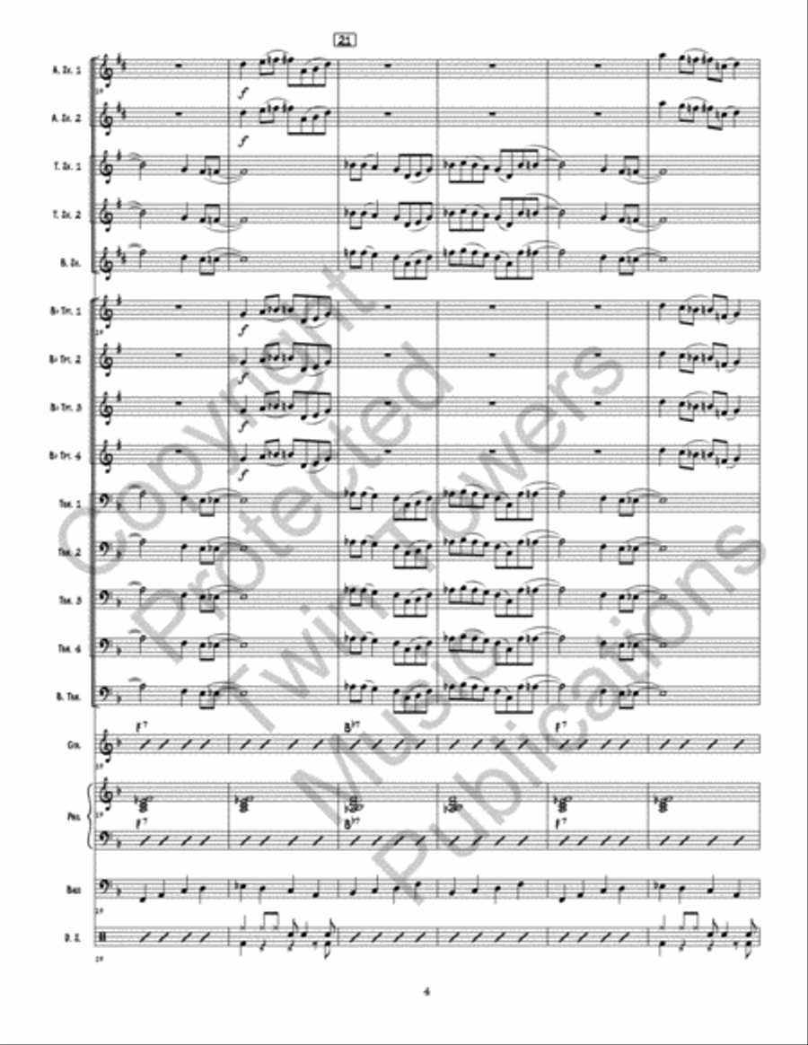 Williemakeit Blues Williemakeit Blues Jazz Ensemble scores gallery preview page 5