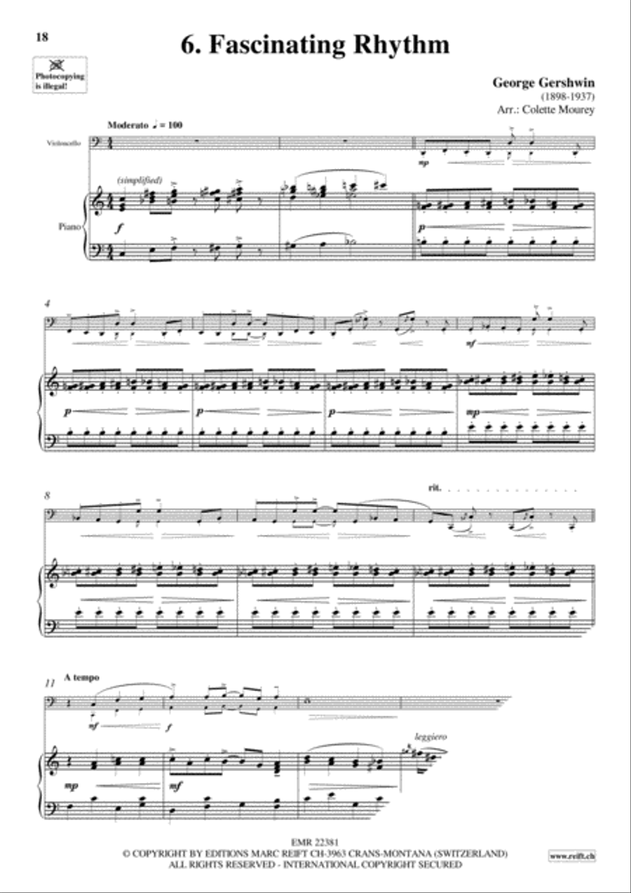 Gershwin 20 Greatest Hits Piano Accompaniment scores gallery preview page 8