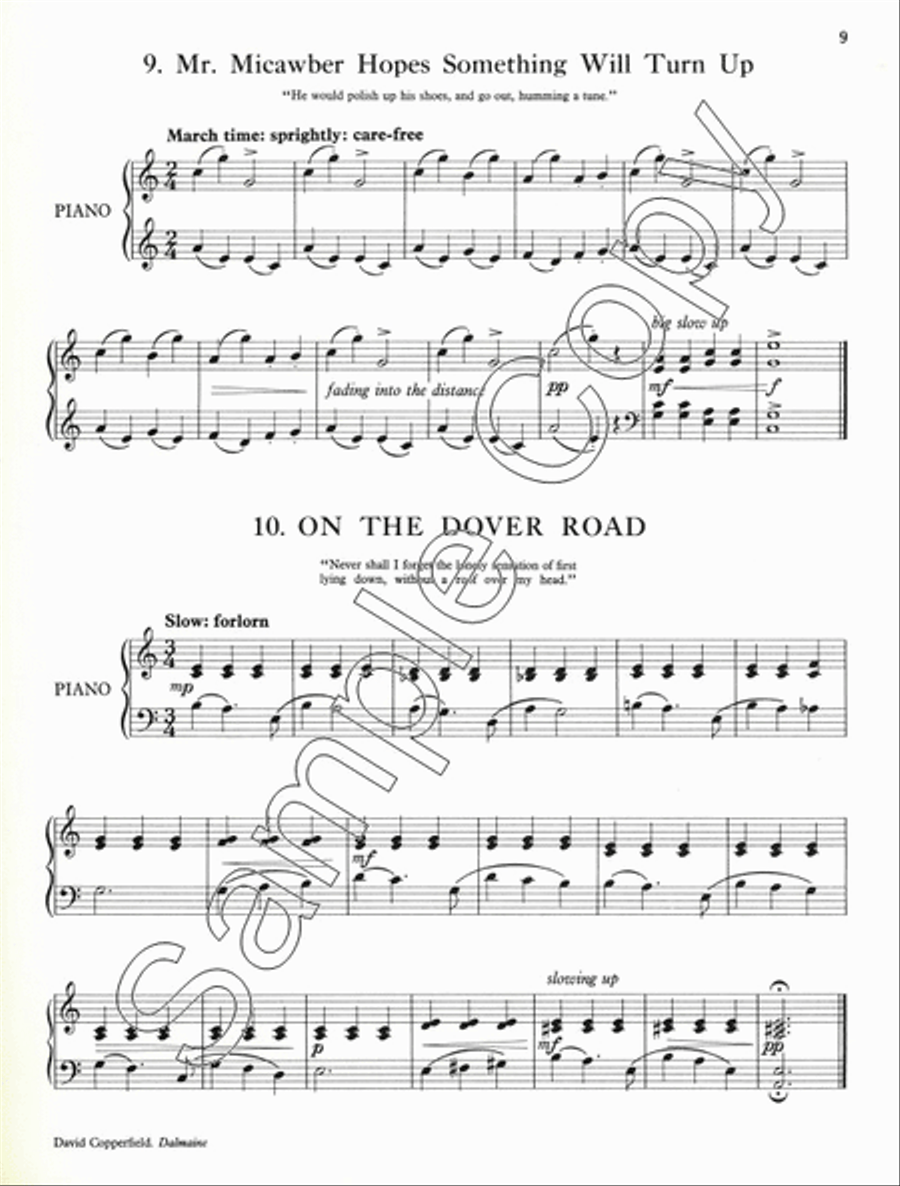 David Copperfield Piano Solo scores gallery preview page 3