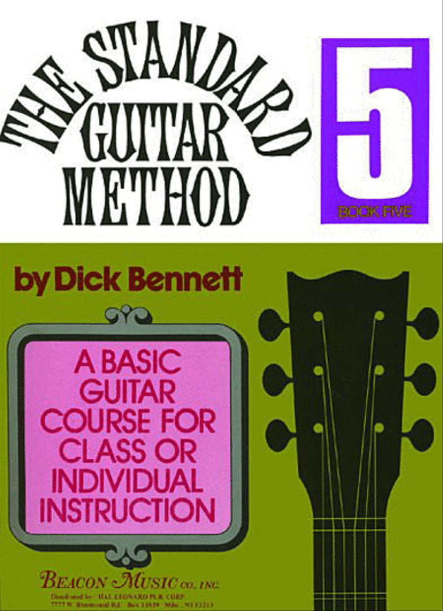 The Standard Guitar Method Book 5 Guitar scores gallery preview page 1