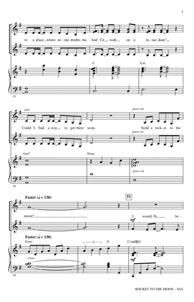 Rocket To The Moon (from Over The Moon) (arr. Mac Huff)