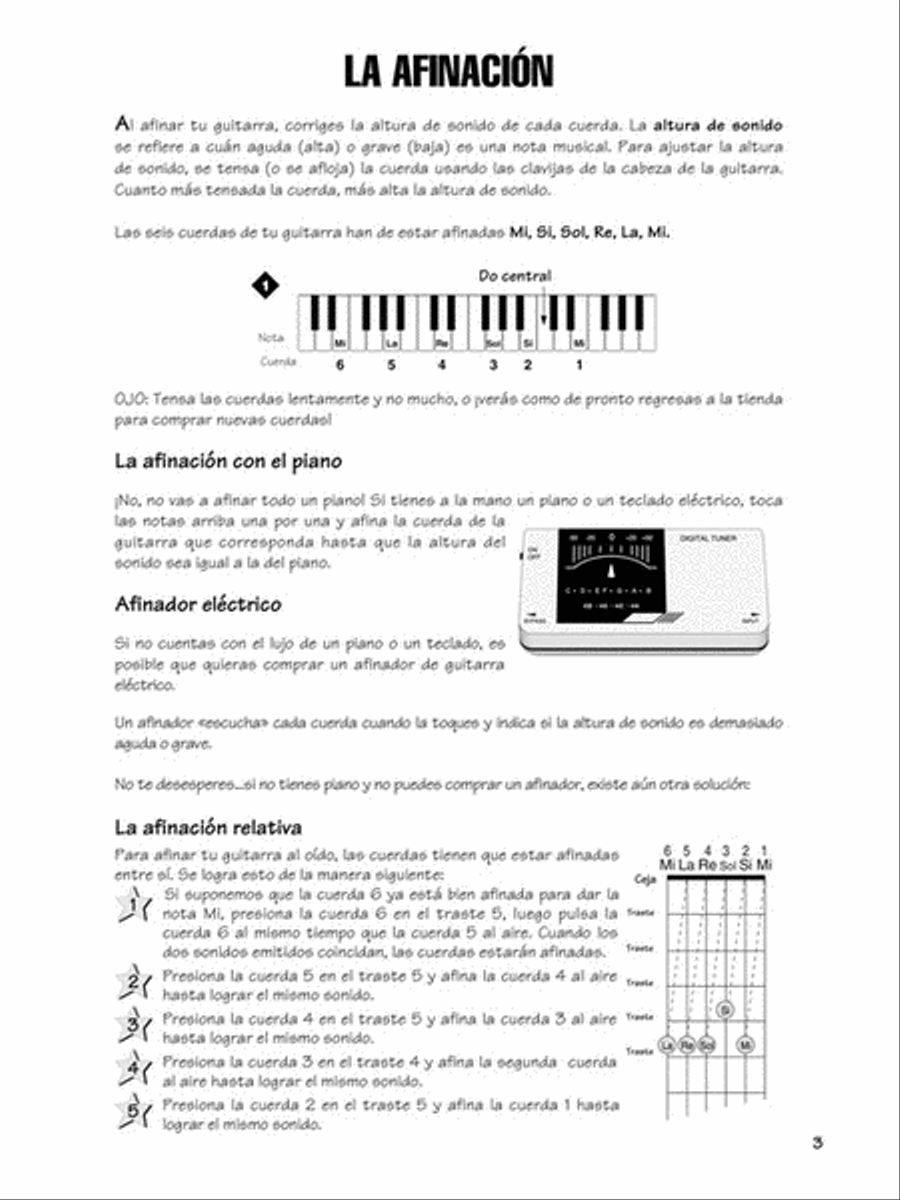 FastTrack Guitar Method – Spanish Edition - Level 1 Guitar Tablature scores gallery preview page 3